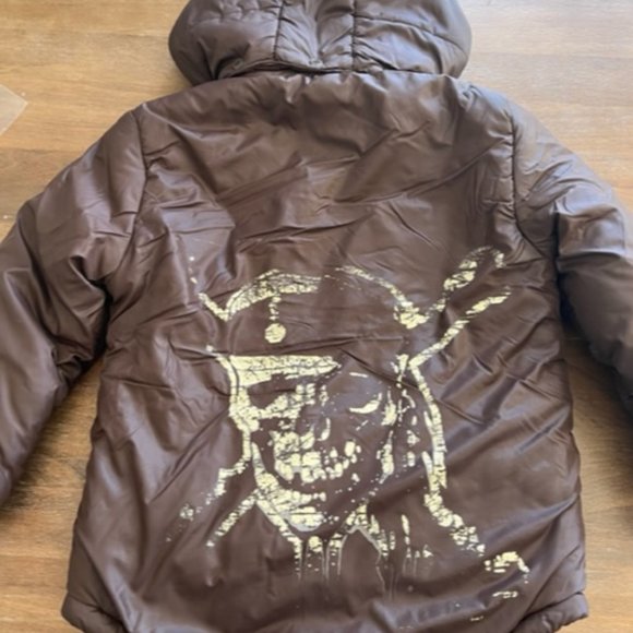 Pirates of the Caribbean At World’s End Weatherproof Puff Jacket Kids Medium 7/8 - Picture 4 of 10